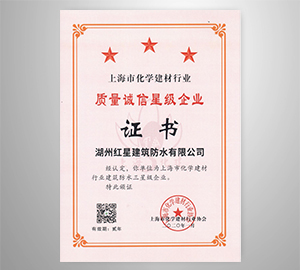 上海誠(chéng)信三星證書